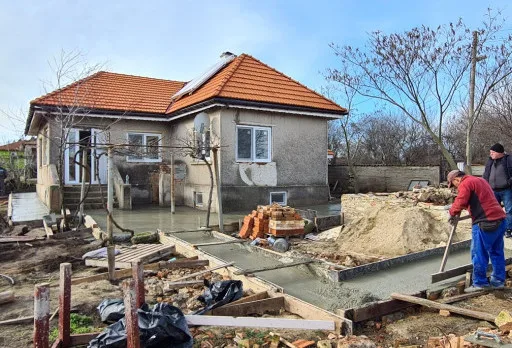 Renovierung eines Hauses im Gebiet Shabla