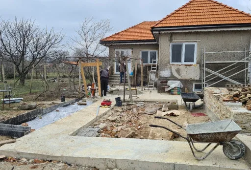 Renovierung eines Hauses im Gebiet Shabla