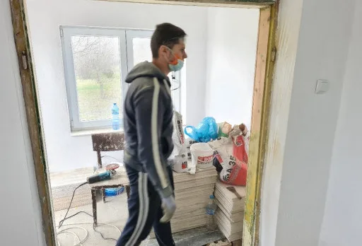 Renovierung eines Hauses im Gebiet Shabla