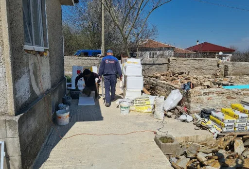 Renovierung eines Hauses im Gebiet Shabla