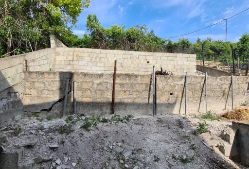 Construction of retaining walls and landscaping in Balchik