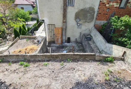 Construction of retaining walls and landscaping in Balchik