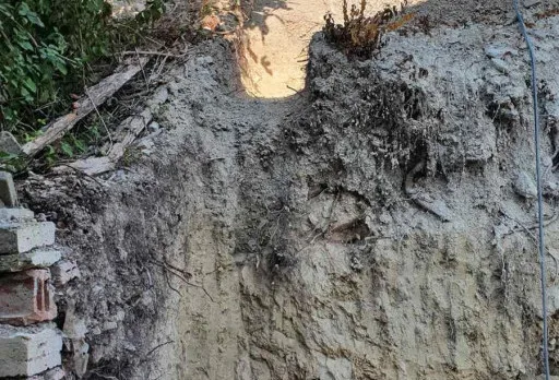 Construction of retaining walls and landscaping in Balchik