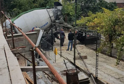 Construction of retaining walls and landscaping in Balchik