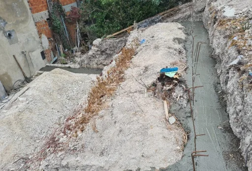 Construction of retaining walls and landscaping in Balchik