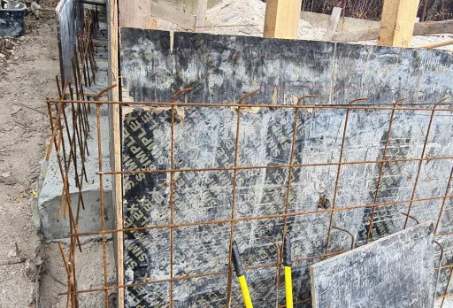 Construction of retaining walls and landscaping in Balchik