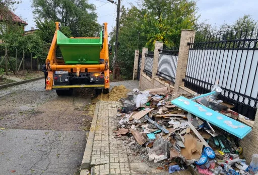 Bau- und Reparaturarbeiten an einem Haus in der Nähe von Varna