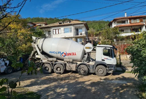Construction of retaining walls and landscaping in Balchik
