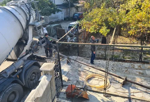 Construction of retaining walls and landscaping in Balchik