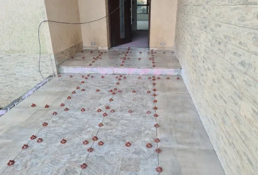Bau- und Reparaturarbeiten an einem Haus in der Nähe von Varna