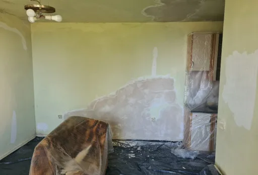 Innenausbesserungsarbeiten und Fassadenanstrich eines Hauses in Varna
