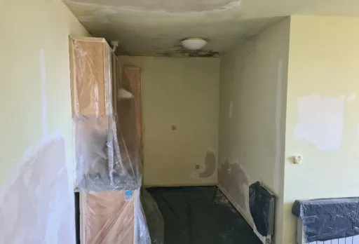 Innenausbesserungsarbeiten und Fassadenanstrich eines Hauses in Varna