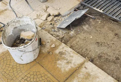Bau- und Reparaturarbeiten an einem Haus in der Nähe von Albena