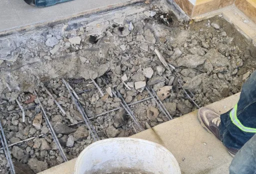 Bau- und Reparaturarbeiten an einem Haus in der Nähe von Albena