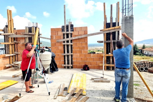 Building a house in Balchik, Rogachevo