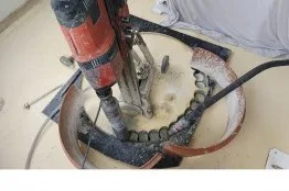 Строително-ремонтни работи и пробиване на отвори с диамантена боркорона при строително-монтажни работи в мелница в Генерал Тошево