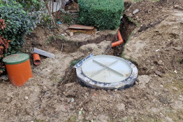 Building a sewerage, rain water and underground water systems near Varna