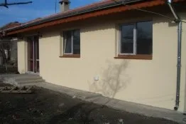 Bau- und Reparaturarbeiten an einem Haus in der Nähe von Balchik