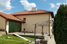 Building and repair works of a house near Albena