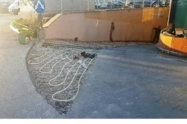 Строителство на рампа с подово отопление във Варна